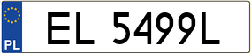 Truck License Plate